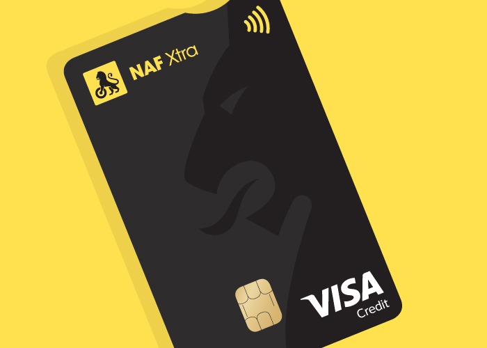 Produktbilde nytt NAF Xtra Visa