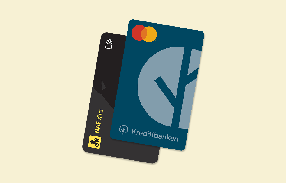 Illustrasjon NAF Xtra erstattes av Kredittbanken Mastercard